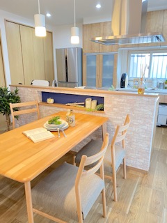 北欧シンプル K様邸 ラグ 家具 ソファ テーブル 照明 チェア 納品事例 仙台 名取の家具 雑貨はmono